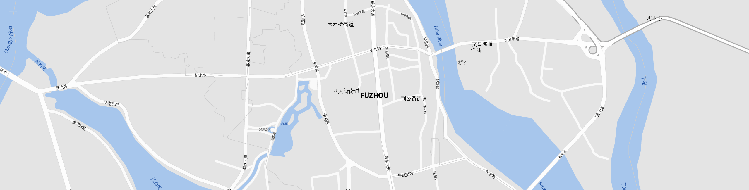 Stadtplan Fuzhou zum Downloaden.