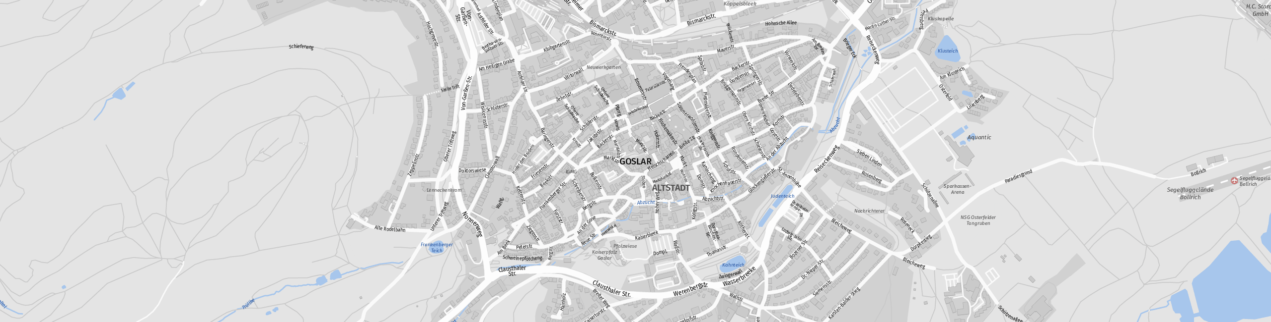 Stadtplan Goslar zum Downloaden.