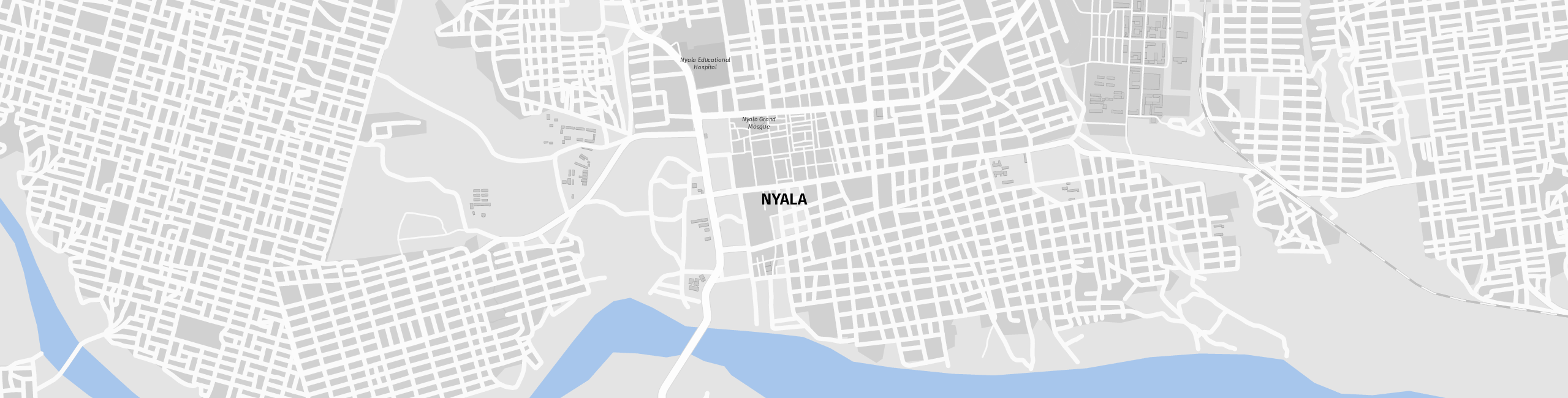 Stadtplan Nyala zum Downloaden.