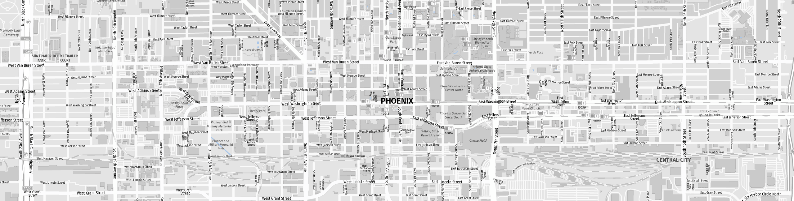 Stadtplan Phoenix zum Downloaden.