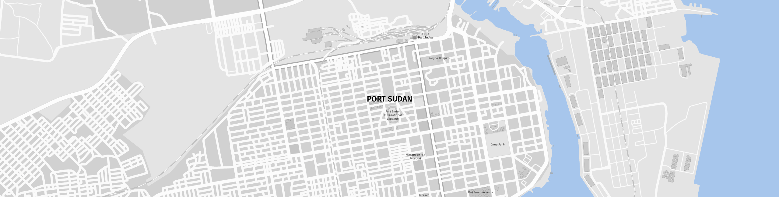 Stadtplan Bur Sudan zum Downloaden.