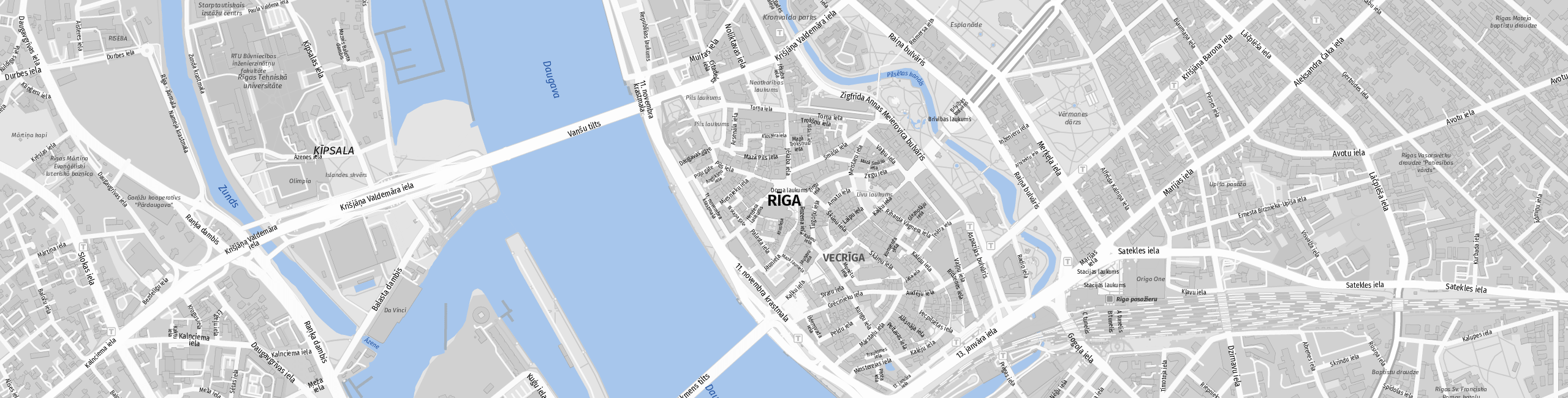 Stadtplan Riga zum Downloaden.