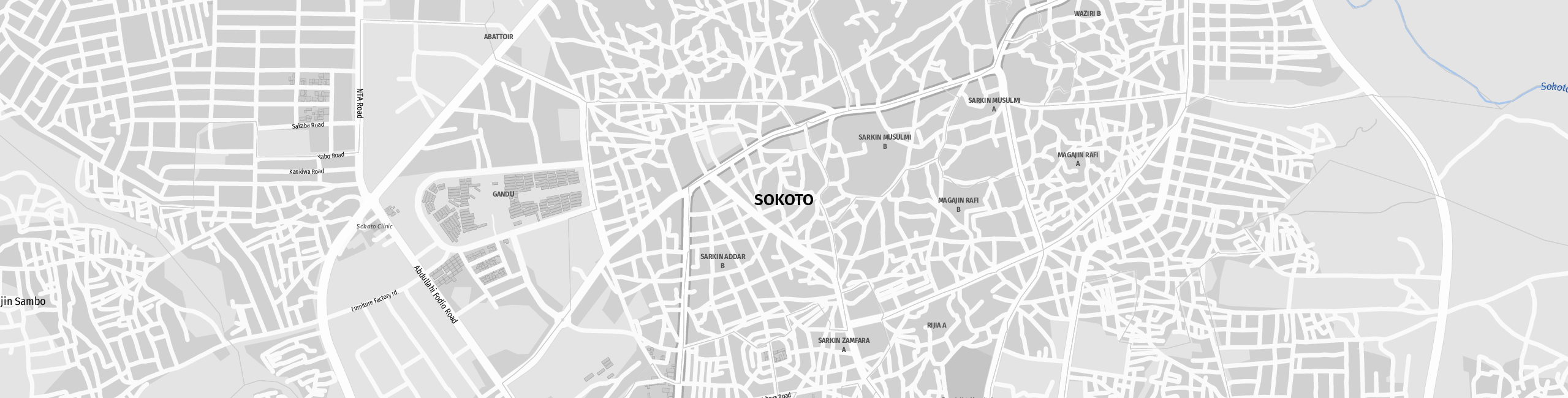 Stadtplan Sokoto zum Downloaden.