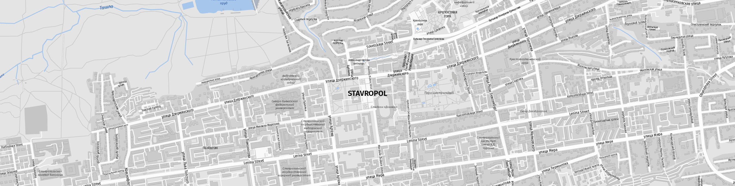 Stadtplan Stawropol zum Downloaden.